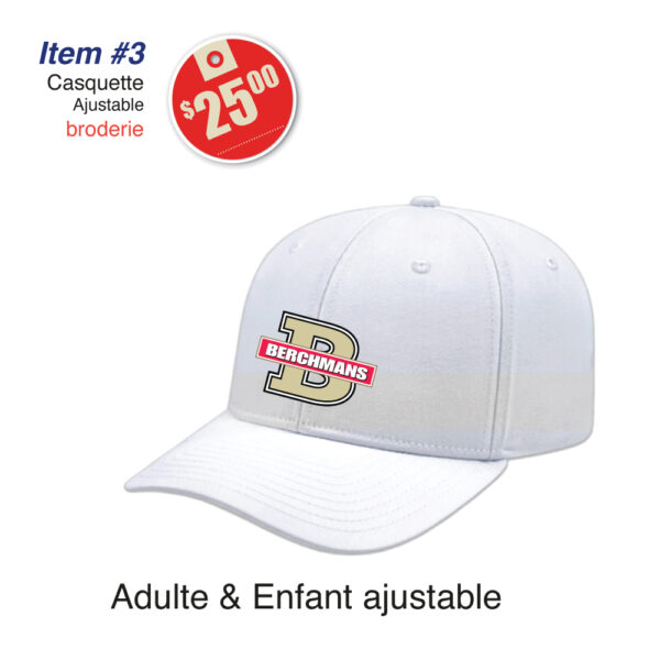 Item 03 Berchmans Casquette 2025