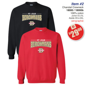 Item 02 Berchmans Chandail Crewneck 18000 18000B 2026