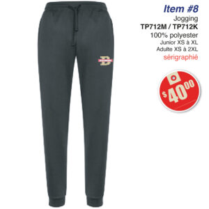Item 08 Berchmans Jogging TP712M TP712K 2026